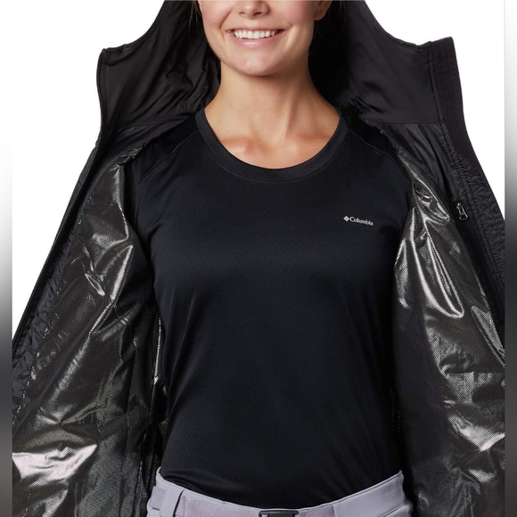 Worn Once! - COLUMBIA - Mighty Light Hooded Jacket, Omni-Shield - Size S - Picture 4 of 7